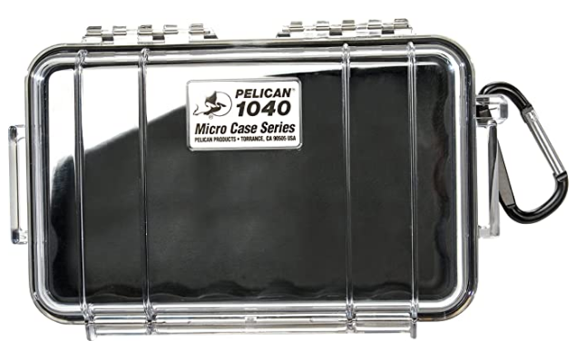 Pelican 1040 Micro Case (Black/Clear)
